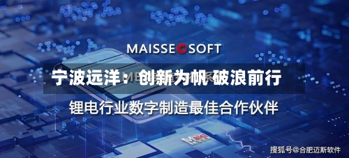 宁波远洋:创新为帆 破浪前行-第3张图片