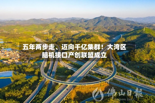 五年两步走	、迈向千亿集群！大湾区脑机接口产创联盟成立-第2张图片
