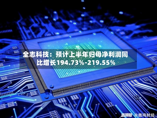 全志科技：预计上半年归母净利润同比增长194.73%-219.55%-第2张图片
