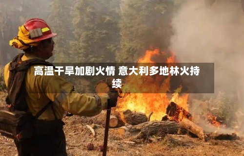 高温干旱加剧火情 意大利多地林火持续