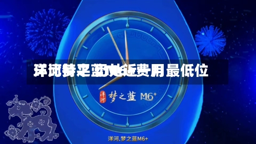 洋河梦之蓝M6+费用环比持平 仍处近一月最低位