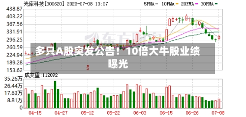 多只A股突发公告!10倍大牛股业绩曝光-第2张图片