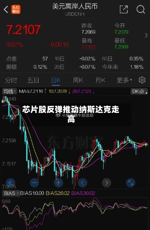 芯片股反弹推动纳斯达克走高