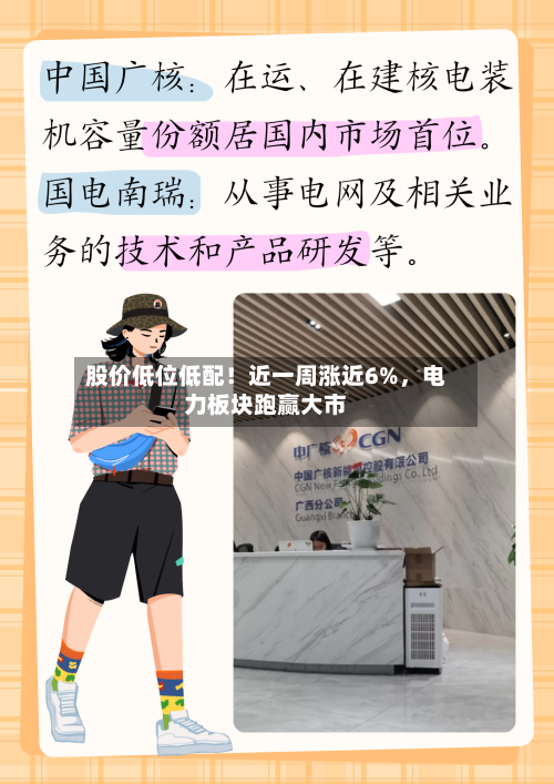 股价低位低配！近一周涨近6%	，电力板块跑赢大市-第2张图片