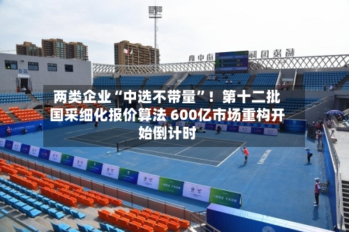 两类企业“中选不带量	”！第十二批国采细化报价算法 600亿市场重构开始倒计时-第3张图片