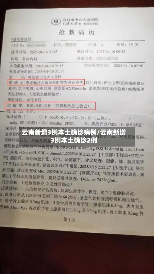 云南新增3例本土确诊病例/云南新增3例本土确诊2例