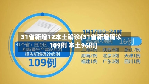 31省新增12本土确诊(31省新增确诊109例 本土96例)