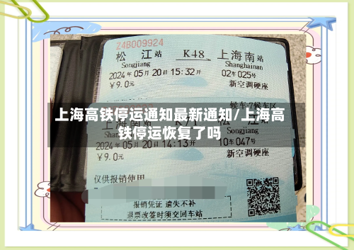 上海高铁停运通知最新通知/上海高铁停运恢复了吗-第3张图片