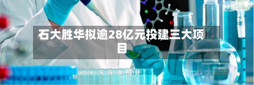 石大胜华拟逾28亿元投建三大项目-第2张图片