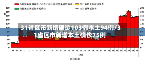 31省区市新增确诊103例本土94例/31省区市新增本土确诊75例