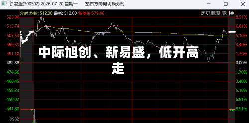 中际旭创、新易盛，低开高走-第2张图片