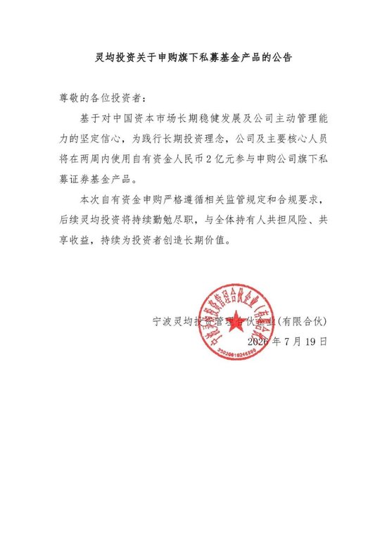 越跌越买！刚刚	，又有头部量化私募出手了